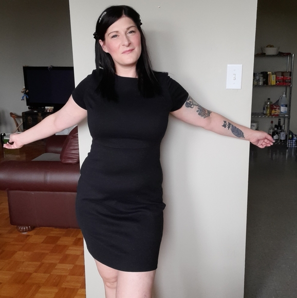 Ponte- Knit Sheath Dress - Picture 1 of 4
